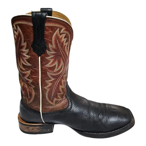 Ariat Quickdraw Western Boots Mens Size 11.5 D Black Leather 10002221 Cowboy
