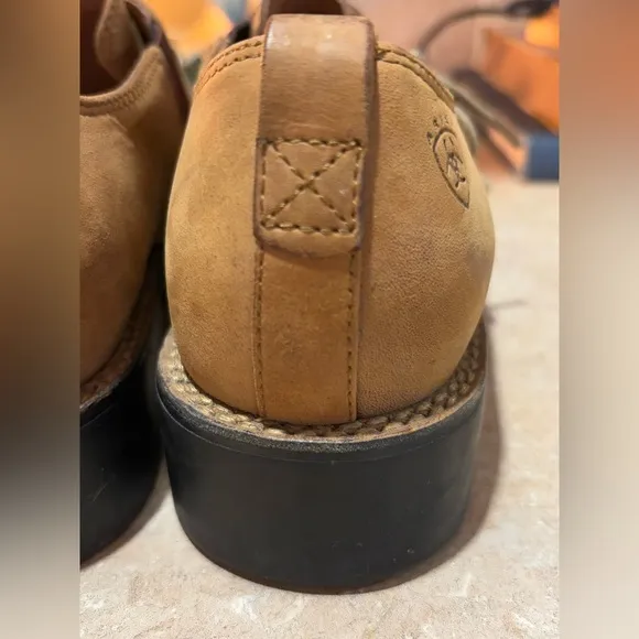 Ariat Wicklow Brown Leather Suede Lace Low Cut Bootie Boots #59426