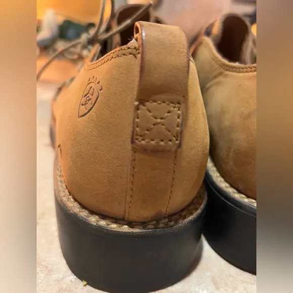 Ariat Wicklow Brown Leather Suede Lace Low Cut Bootie Boots #59426
