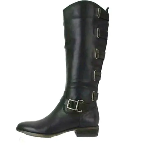 Arturo Chiang Elsie Leather Riding Boots