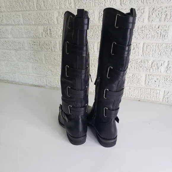 Arturo Chiang Elsie Leather Riding Boots