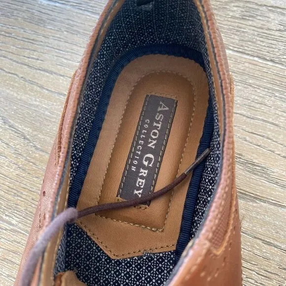 Aston Grey Dress shoes Men size