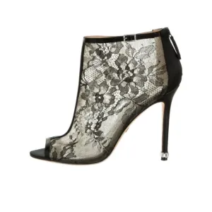 Badgley Mischka - Glowing Lace Evening Boot in Black