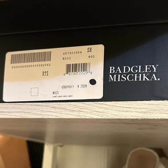 Badgley Mischka Stiletto Shoes with Rhinestones