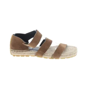 Balenciaga brown nubuck espadrille sandals sz 40 EU Preowned