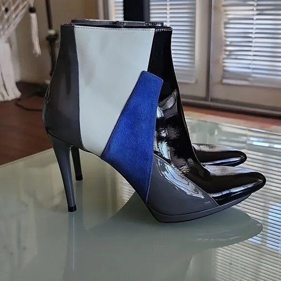 Balenciaga Color Block Ankle Boots