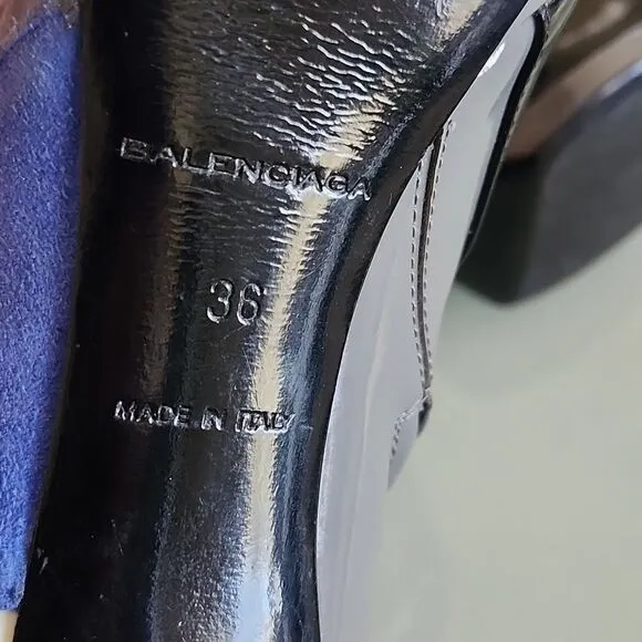 Balenciaga Color Block Ankle Boots