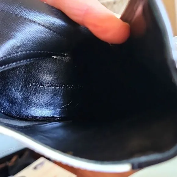Balenciaga Color Block Ankle Boots