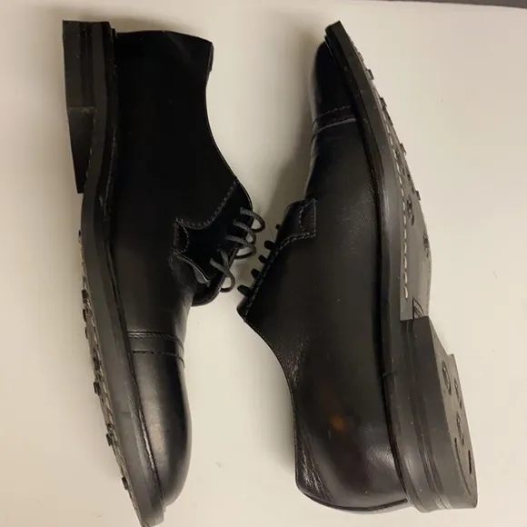 Banana Republic Leather Laced Loafer Shoes 10.5D