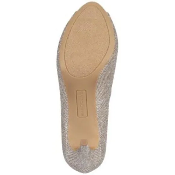 BANDOLINO Womens Gold 1/2&quot; Hidden Platform Rainaa Stiletto Pumps Shoes 10 M