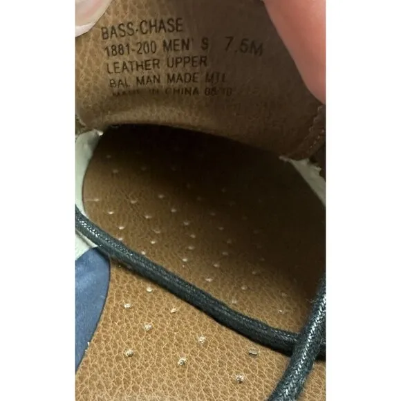 Bass, GH Bass &amp; Co Men's Laced Dress Shoes Brown Chase 7 1/2 M. MSRP $119