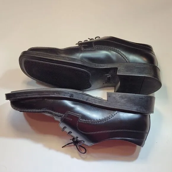 BASS MUGUEM LEATHER LACE-UP CLOSURE MEN'S DRESS SHOES