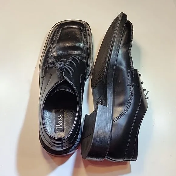 BASS MUGUEM LEATHER LACE-UP CLOSURE MEN'S DRESS SHOES
