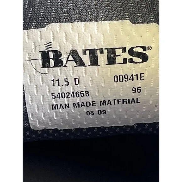 Bates Mens Black Oxford Dress Shoes Size 11.5D SKU 6395