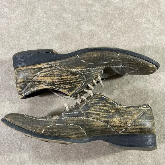 Bedford BedStu Men’s Wood Style Dress Shoes Size 10