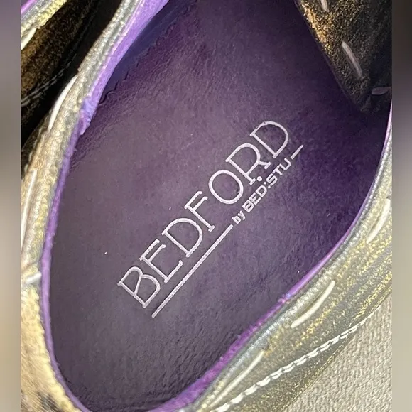 Bedford BedStu Men’s Wood Style Dress Shoes Size 10