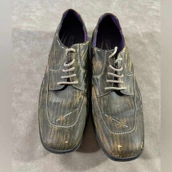 Bedford BedStu Men’s Wood Style Dress Shoes Size 10