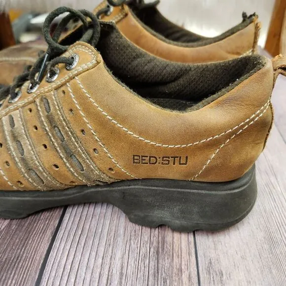 BedStu Square toe The Next Step Y2K distressed leather Oxford shoes 43/10