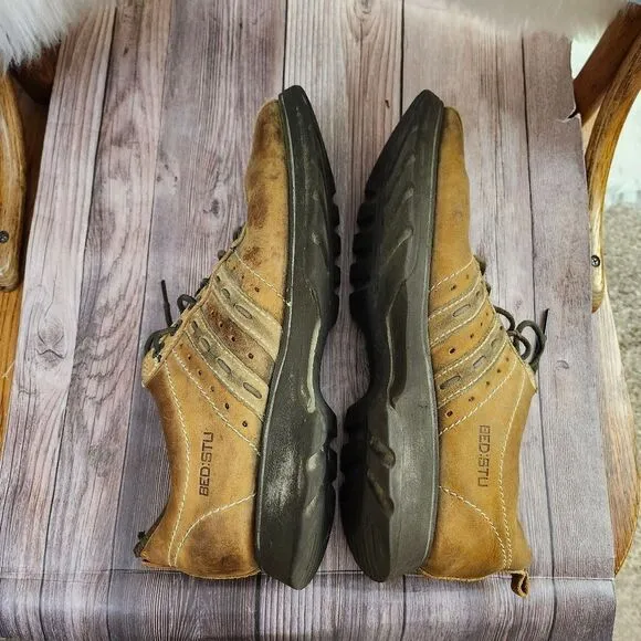 BedStu Square toe The Next Step Y2K distressed leather Oxford shoes 43/10