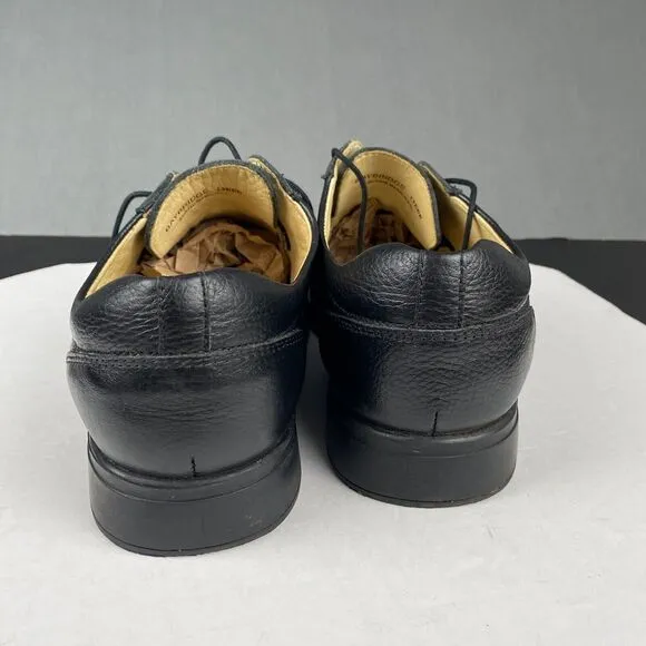 Belvedere Studio Bay Bridge Black Leather Derby Shoes Size 13  EEE,Dress Shoes
