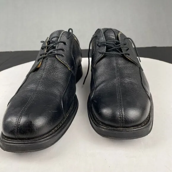 Belvedere Studio Bay Bridge Black Leather Derby Shoes Size 13  EEE,Dress Shoes