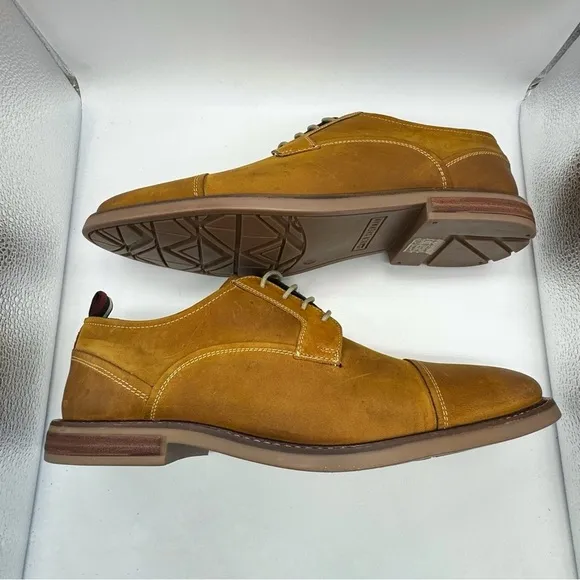 Ben Sherman Brent Cap Toe Tan Dress Shoes