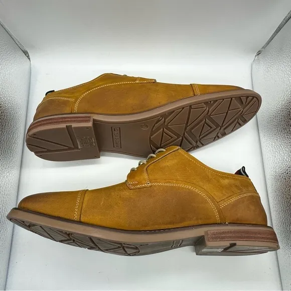 Ben Sherman Brent Cap Toe Tan Dress Shoes
