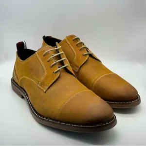 Ben Sherman Brent Cap Toe Tan Dress Shoes
