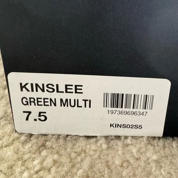 Betsy Johnson Kinslee Platform Sandals - Green Multi - Size 7.5 - NEW