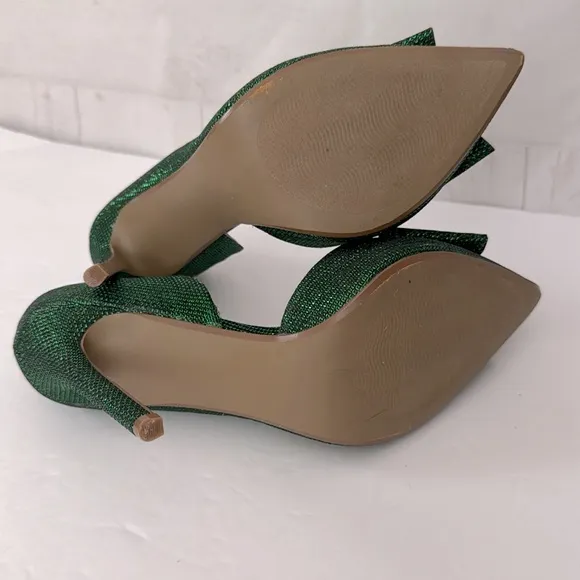 Betsy Johnson Size 8.5 Prince Green Sparky Stiletto Heels