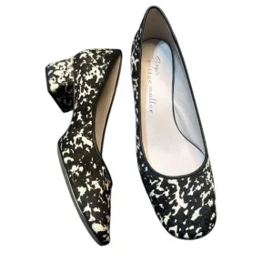 Bettye Muller Real Calf Hair Block Heel Pumps Size 9