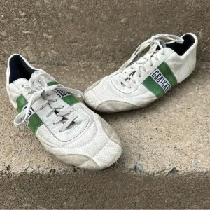 Bikkembergs Low Trainers Football Boots Soccer Sneakers Green White