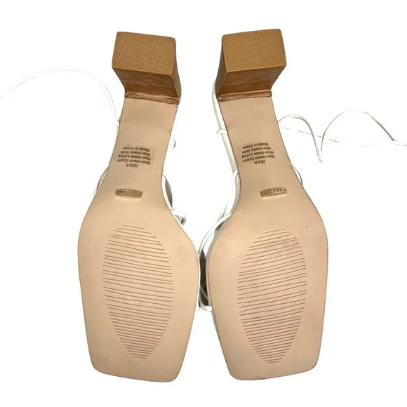 BILLINI Issa Sandal Strappy Lace Up Stacked Block‎ Heel Women Size 8