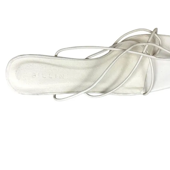 BILLINI Issa Sandal Strappy Lace Up Stacked Block‎ Heel Women Size 8