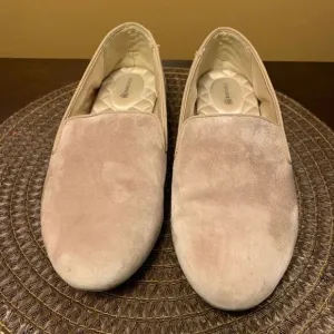 Birdies Ballet Flats Golden Oak Suede The Starling Almond Toe Slip-On Shoes 11