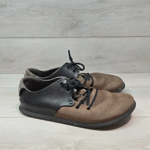 Birkenstock Men's Black&amp;Brown Casual Shoes Sneakers Sz 41/10 Regular