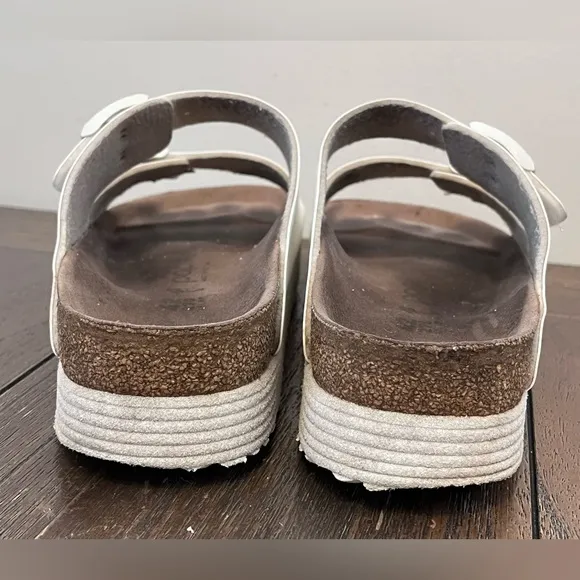 Birkenstock Papillio Arizona Platform Sandals Vegan size 42 Women’s size 11