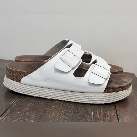 Birkenstock Papillio Arizona Platform Sandals Vegan size 42 Women’s size 11