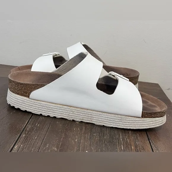 Birkenstock Papillio Arizona Platform Sandals Vegan size 42 Women’s size 11