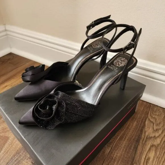 Black Dress Heel Shoes Size 8.5
