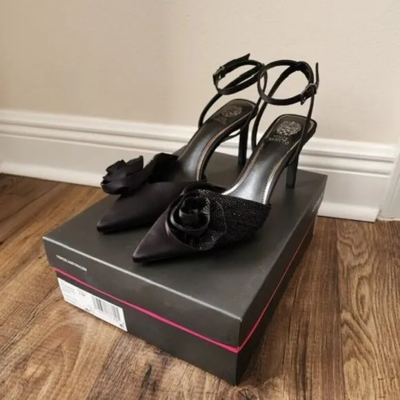 Black Dress Heel Shoes Size 8.5