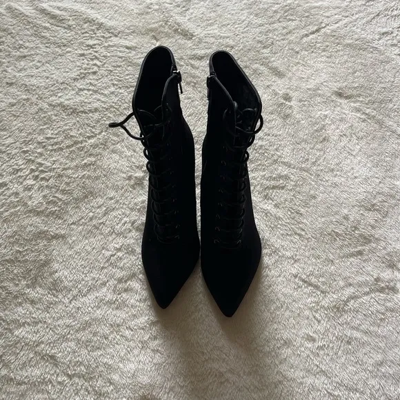 black heel boots
