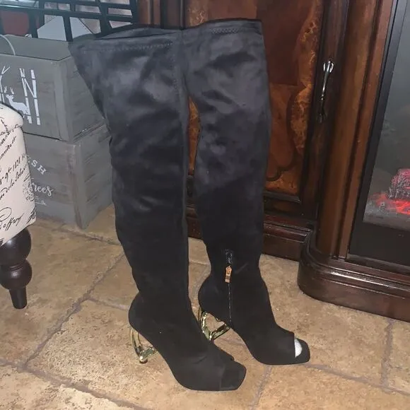 Black Suede boots