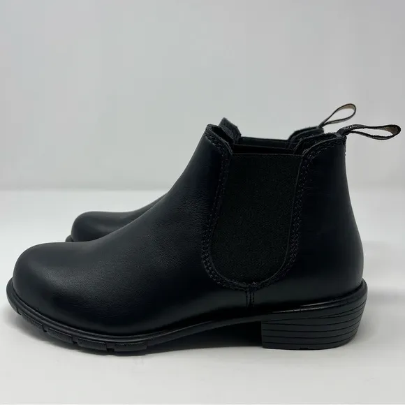 Blundstone 2068 Women's Size 7 Low Heel Black Leather Boot