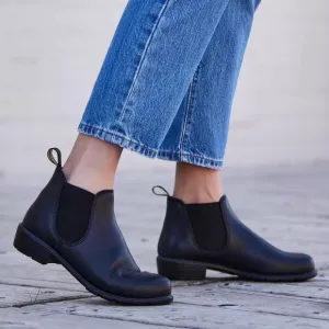 Blundstone 2068 Women's Size 7 Low Heel Black Leather Boot