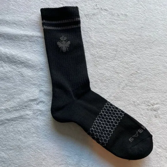 Bombas Socks Bundle x 10 pairs Large Half Calf style - Black UNISEX MENS NEW NWT