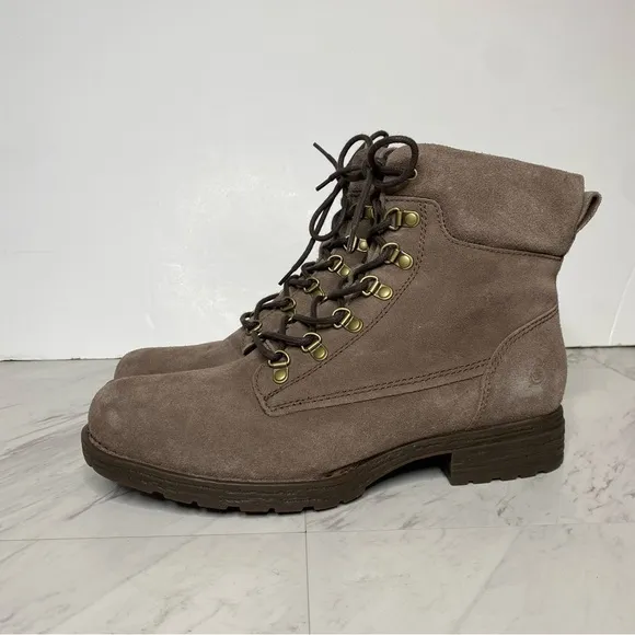 Born Codi Gray Lace Up Boot 11M