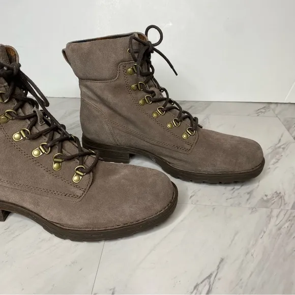 Born Codi Gray Lace Up Boot 11M