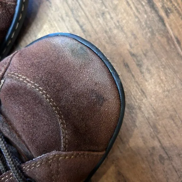 Born Men's Brown Suede Lace Up Casual Shoes Size 12