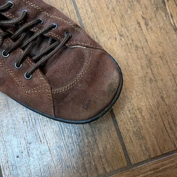 Born Men's Brown Suede Lace Up Casual Shoes Size 12